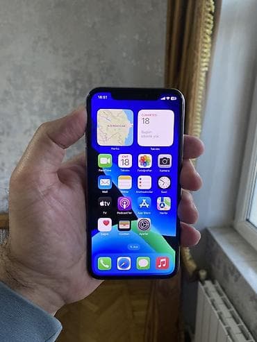 IPhone X, 64 GB, Gümüşü, Face ID