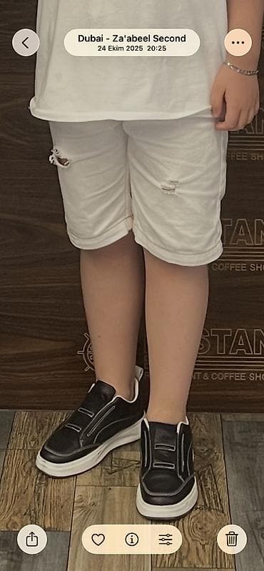 şnurlu botinkalar: Qara dəri slip-on uşaq oğlan - Model: bağsız/slip-on - Material — 4