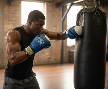 Məhsul: Boks əlcəkləri – Everlast/Champion, mavi rəng Xüsusiyyətlər — 1