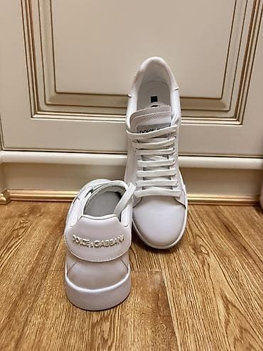 кроссовки nike: Məhsul: 2 cüt qadın ayaqqabısı seti Orginal🔥🔥 1) Ağ dəri sneakers – — 5