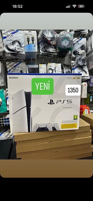 nintendo switch 2: Sony PlayStation 5 (PS5) oyun konsolu Yeni ps5slim pakovka 2 pultlu — 1