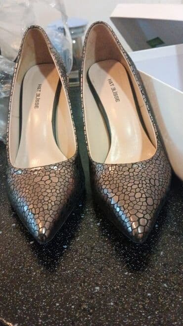 qadın maşınlarının qiyməti: Tuflilər, Ölçü: 38, rəng - Qızılı, Yeni — 3