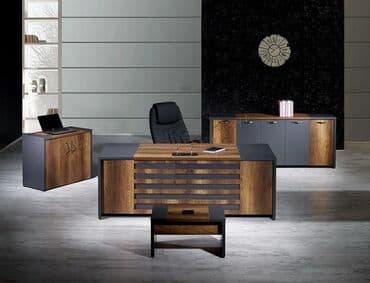 офисные стулья доставка: Yeni, Müdir üçün, Kvadrat masa — 4