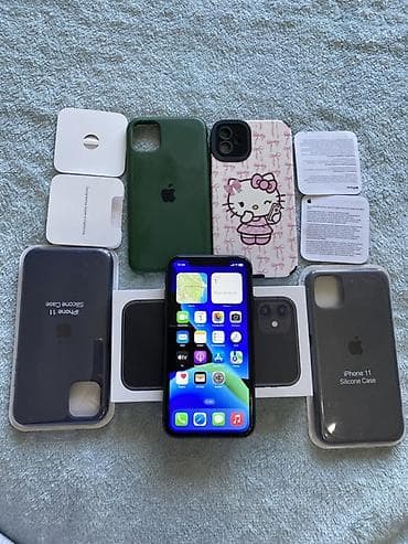 IPhone 11, 128 GB, Qara, Face ID