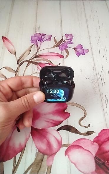 telefon ucun mikrofon: İşlənmiş Simsiz (Bluetooth) Qulaqcıqlar, rəng - Qara — 5