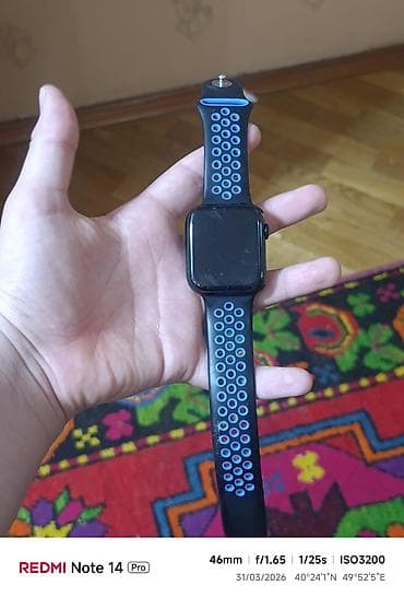 sso smart watch: Suya düşüb orginal deyil işləmir Ağıllı saat – kvadrat ekranlı, qara — 2