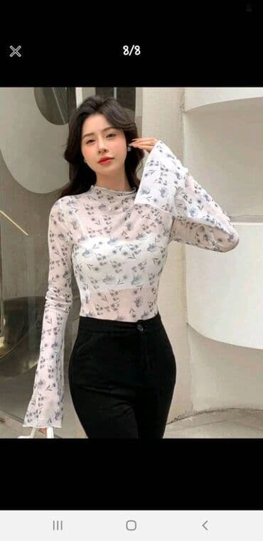 atlas köynəklər: Tul bluz, razmer M. Sheinden sifarisle gelib. Razmer uygun — 4