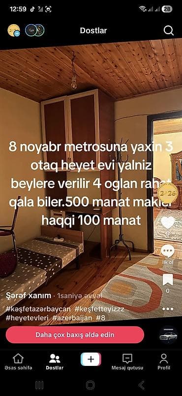 otaq arakesmeleri: 80 kv. m, 3 otaqlı, Kombi, Qaz, İşıq — 1