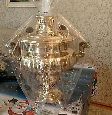 Mis samovar – klassik kömür/sobadan qızdırılan model - Material