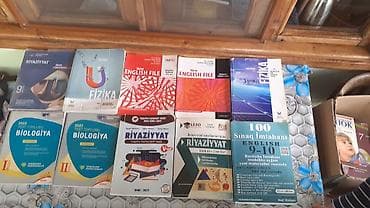 Məktəb və abituriyentlər üçün müxtəlif fənnlər üzrə dərslik-test