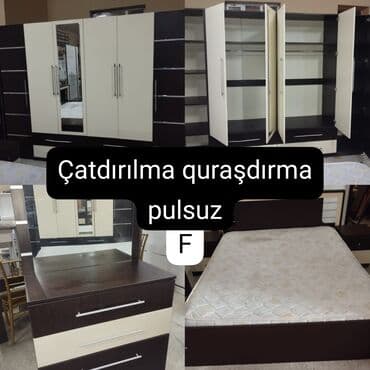 təzə dolablar: İkinəfərlik çarpayı, Dolab, Komod, Termo — 1