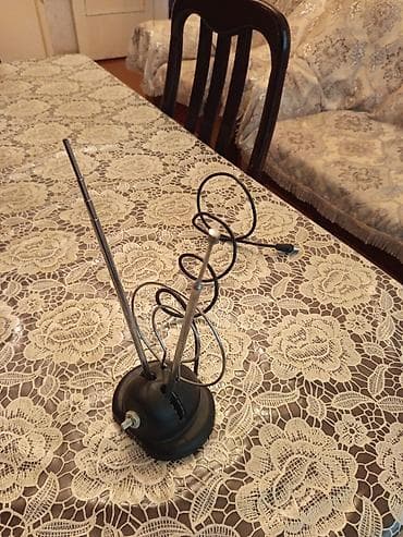 televizor 32: Masaüstü TV antenası (otaqdaxili) - İki teleskopik çubuq və dairəvi — 1