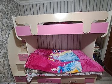 Uşaq dolabları: Oğlan və qız üçün, İşlənmiş, Çarpayı, Matras ilə, Siyirməli, Laminat — 1