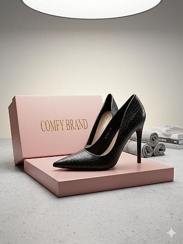 Tuflilər: Tuflilər, Ölçü: 39, rəng - Qara, Yeni — 1