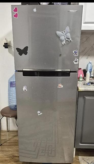 İşlənmiş 2 qapılı Samsung Soyuducu Satılır, rəng - Gümüşü, Dolab içi