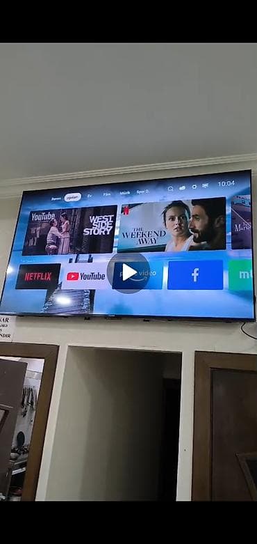 Smart TV – böyük ekran, Android əsaslı platforma - Ekran: təxminən