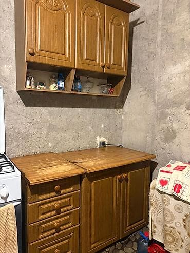 plete: Mətbəx mebel dəsti - Üst asma dolablar: 4 qapılı modul (2 şüşəli — 5