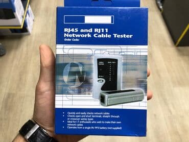 Lan tester Salam. Məhsula 6 ay qarantiya verilir Parametrlər