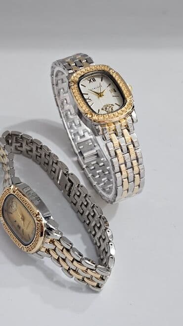 Qadın ayaqqabıları: Yeni, Qol saatı, Versace, rəng - Qızılı — 4