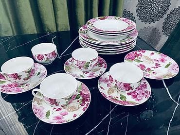 cay dasi satisi: Çay dəsti, rəng - Çəhrayı — 2