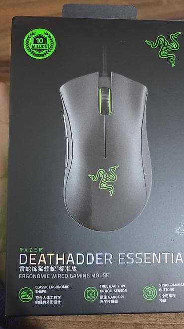 notebook aliram: Ryzer deathatter essential baha alinib orginaldir, 6400 dpi dir — 5