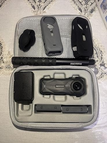 insta 360 one x2: Insta360 X5 – 8K 360 Action Cam (Essentials Bundle) Xüsusiyyətlər: - — 3