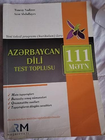 Məhsul: “Azərbaycan dili – Test Toplusu (111 mətn)” Müəlliflər — 1