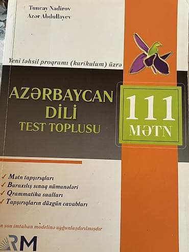 İdman və hobbi: Məhsul: “Azərbaycan dili – Test toplusu (111 mətn)” Müəlliflər: Tuncay — 1