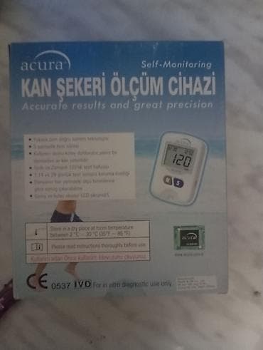 Acura AC1018 qan şəkəri ölçüm cihazı teze yeni bagli karopkada - — 1