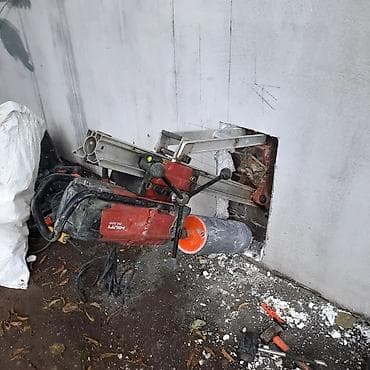 Beton kəsmə və deşik açma xidməti - Armaturlu beton, dəmir-beton, daş