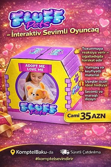 Fluff Pets – interaktiv sevimli oyuncağ • “Adopt Me Love Me” seriyası — 3