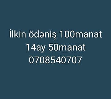 alpin: Ilkin ödəniş 100manat 14ay 50manat 0708540707 — 1