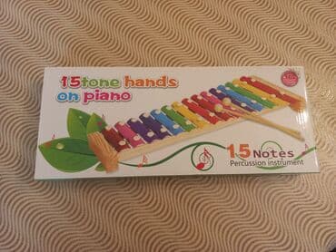 uşaq şəp şəp oyuncaqları: Kislafon, uşaq musiqi aləti. 25 manata alınıb, deməy olar istifadə — 2