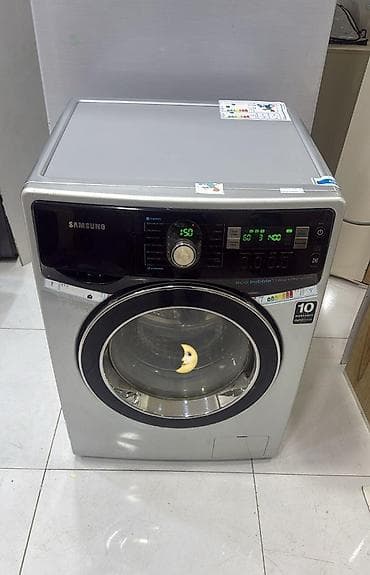 gencede paltaryuyan: Paltaryuyan maşın Samsung, 7 kq, İşlənmiş, Avtomat, Qurutma var, Ödənişli çatdırılma — 1