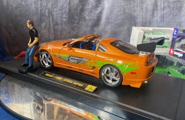 metbex tavan modelleri: Коллекционная модель Toyota Supra A80 Orange 1995 Jada Toys Art — 22