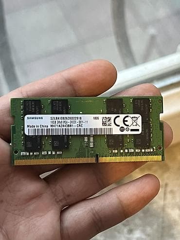 komputer hp: Operativ yaddaş (RAM) Samsung, 16 GB, 2400 Mhz, DDR4, Noutbuk üçün — 1