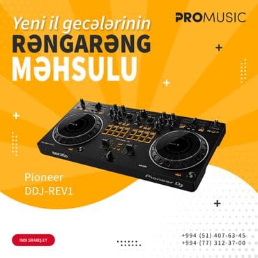 dj controller: Pioneer DDJ-REV1 ( Yüksək keyfiyyətli Pioneer DDJ REV1 — 1