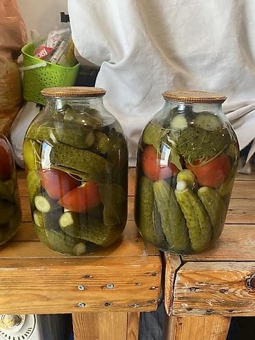 tesbeh sekilleri: Məhsul: Ev üsulu tutma turşular Təsvir: - 3 litrlik şüşə bankalarda — 3