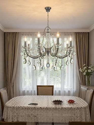 lampa satışı: Çılçıraq, 8 lampa, Xrustal — 1