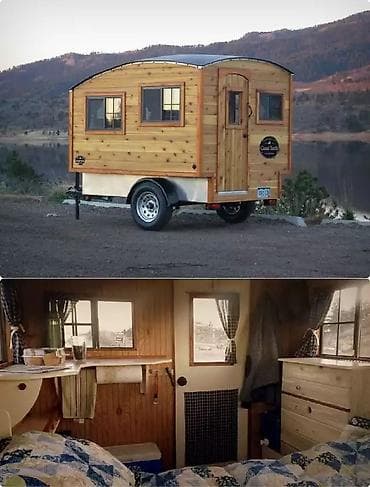 Прицепы: Taxta Tiny House/Treyler ev Karavan - Daşına bilən kiçik ev konsepti — 3