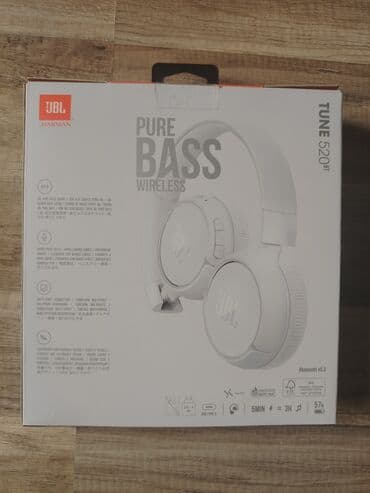 наушники beats оригинал: Новый Беспроводные (Bluetooth) Наушники, JBL, цвет - Белый — 3