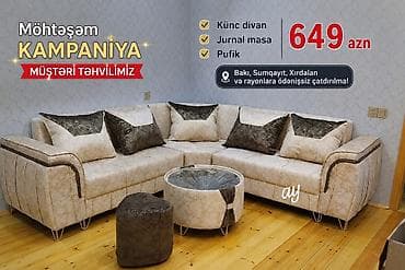 Künc divan, Yeni, Açılan, Bazalı, Ünvana pulsuz çatdırılma