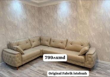 Künc divan, Açılmayan, Bazasız, Süni dəri, Çatdırılma yoxdur