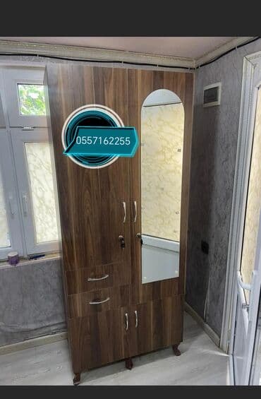 dsp laminat: Yeni, Açılan, 2 qapılı Düz dolab, Dolab-asılqan, Azərbaycan — 10