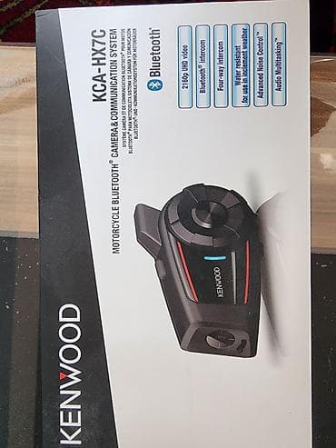 4k televizor: Kenwood KCA-HX7C – motosiklet üçün Bluetooth kamera və kommunikasiya — 4