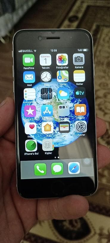 iphone x barter: IPhone 6, 128 GB, Matte Silver — 1