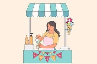 Dondurma SATICI Yasamal parkında donsurma köşkünə xanım işçi tələb — 1