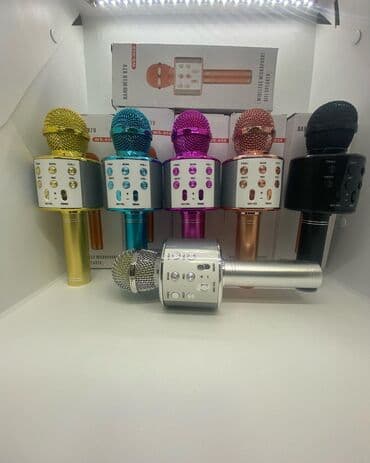 bluetooth mikrofon karaoke: Ws-858 Bluetooth mikrafon kalonka Endirim 25Yox 15Azn✅ ✅Mikrafon — 8