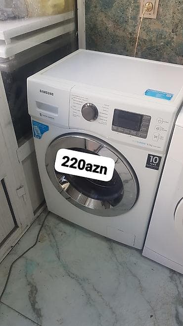 Kompüter, noutbuk və planşetlər: Paltaryuyan maşın Samsung, 6 kq, Avtomat, Qurutmasız, Kredit yoxdur — 2