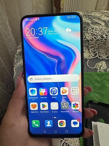 musiqi pleyeri: Huawei Y9 Prime, rəng - Mavi, Barmaq izi — 4